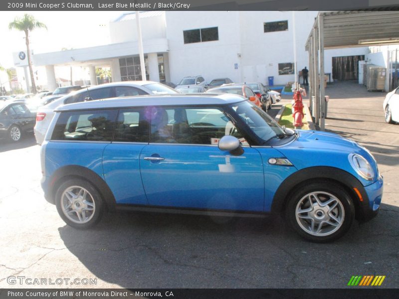 Laser Blue Metallic / Black/Grey 2009 Mini Cooper S Clubman