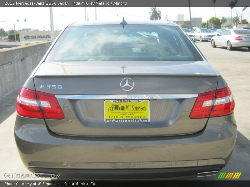Indium Grey Metallic / Almond 2013 Mercedes-Benz E 350 Sedan