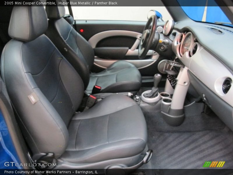 Hyper Blue Metallic / Panther Black 2005 Mini Cooper Convertible