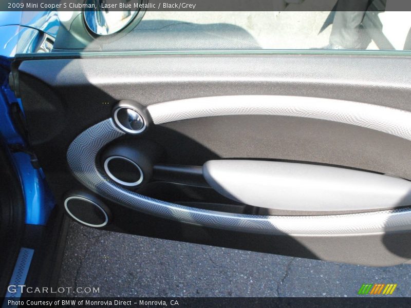 Laser Blue Metallic / Black/Grey 2009 Mini Cooper S Clubman