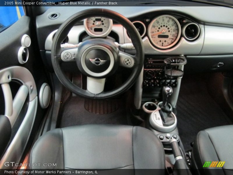 Hyper Blue Metallic / Panther Black 2005 Mini Cooper Convertible