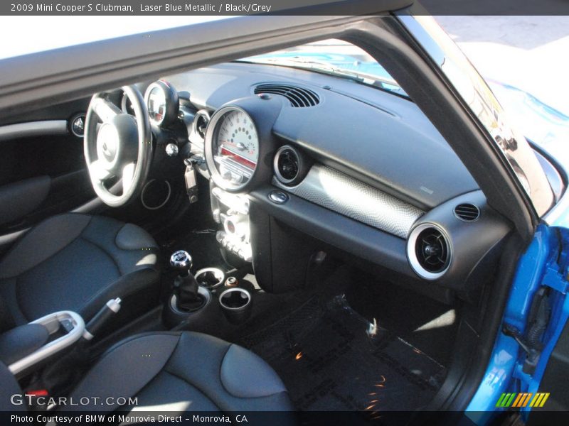 Laser Blue Metallic / Black/Grey 2009 Mini Cooper S Clubman
