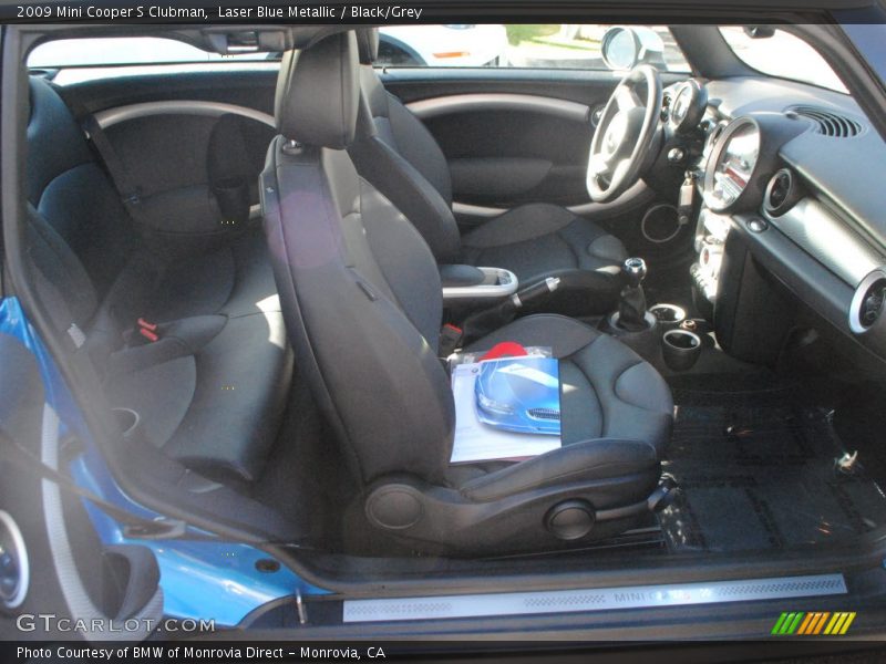 Laser Blue Metallic / Black/Grey 2009 Mini Cooper S Clubman