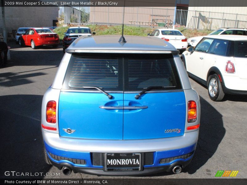 Laser Blue Metallic / Black/Grey 2009 Mini Cooper S Clubman