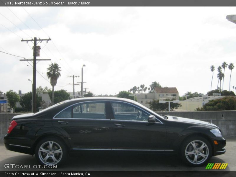 Black / Black 2013 Mercedes-Benz S 550 Sedan