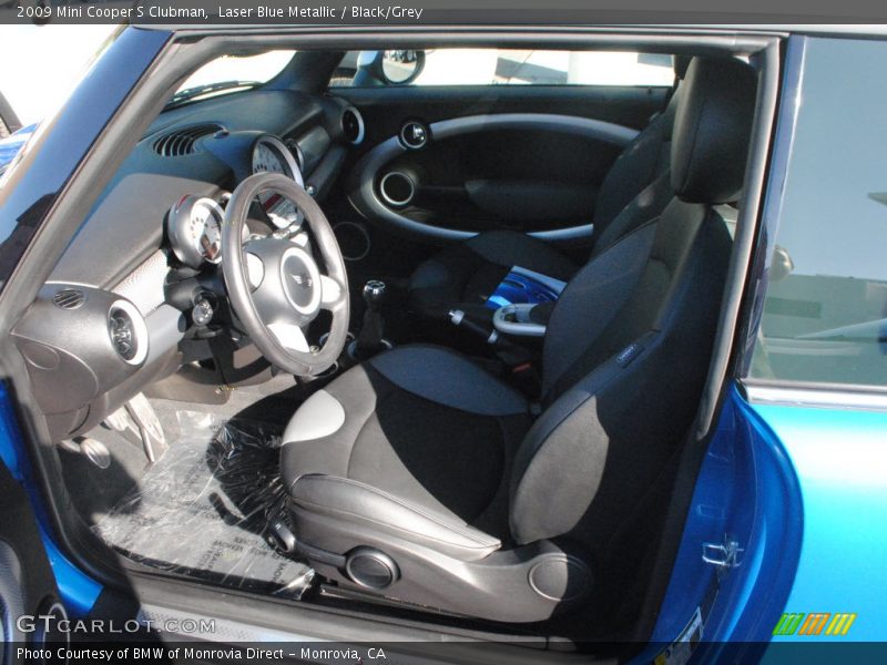 Laser Blue Metallic / Black/Grey 2009 Mini Cooper S Clubman