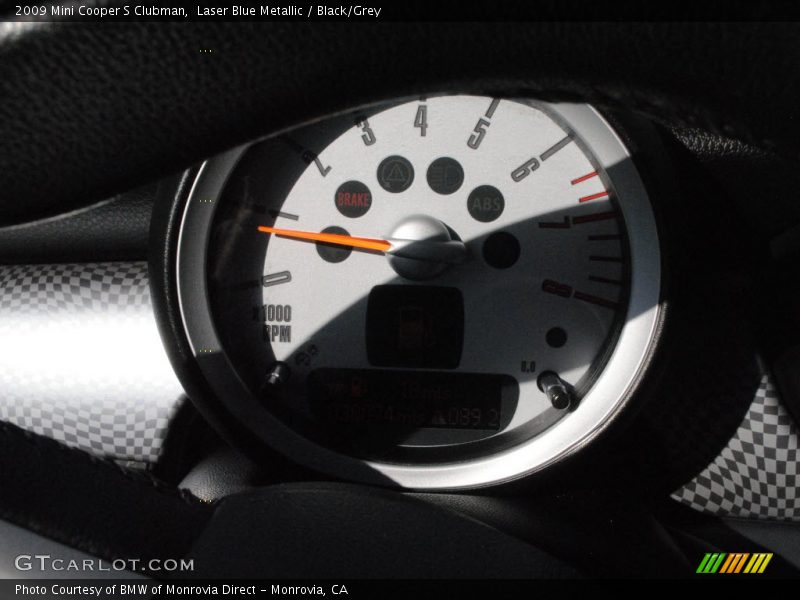 Laser Blue Metallic / Black/Grey 2009 Mini Cooper S Clubman