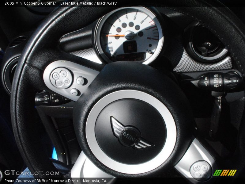 Laser Blue Metallic / Black/Grey 2009 Mini Cooper S Clubman