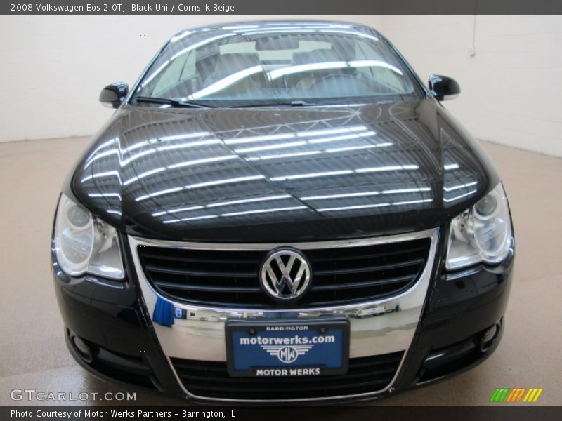 Black Uni / Cornsilk Beige 2008 Volkswagen Eos 2.0T