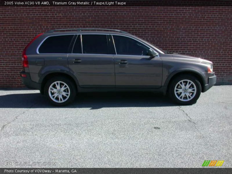 Titanium Gray Metallic / Taupe/Light Taupe 2005 Volvo XC90 V8 AWD