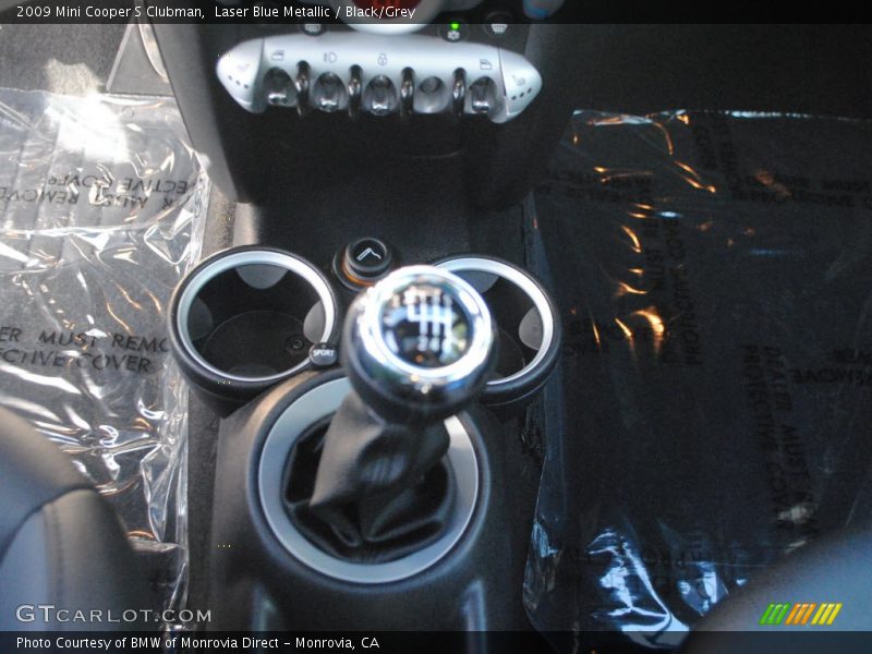 Laser Blue Metallic / Black/Grey 2009 Mini Cooper S Clubman