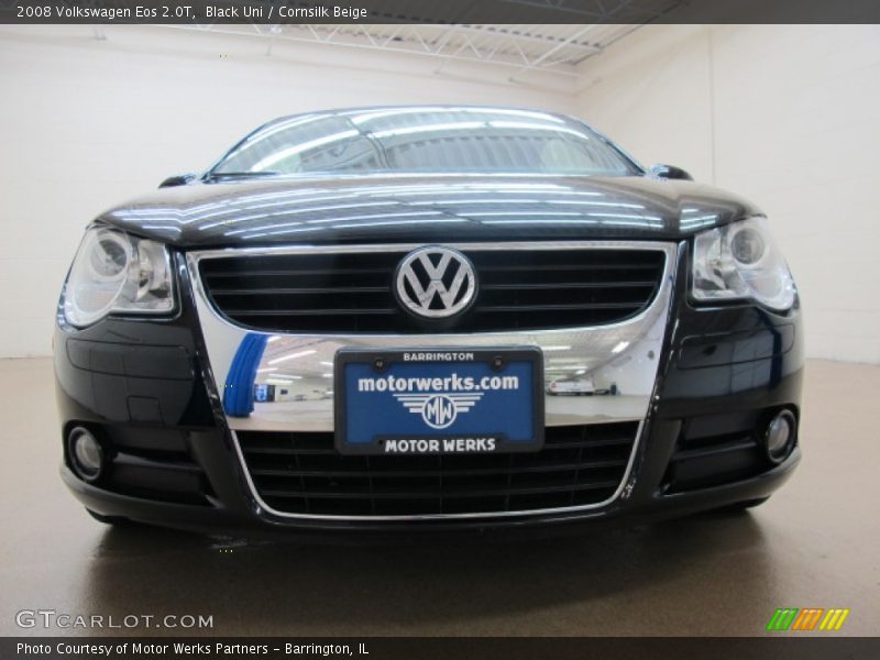 Black Uni / Cornsilk Beige 2008 Volkswagen Eos 2.0T