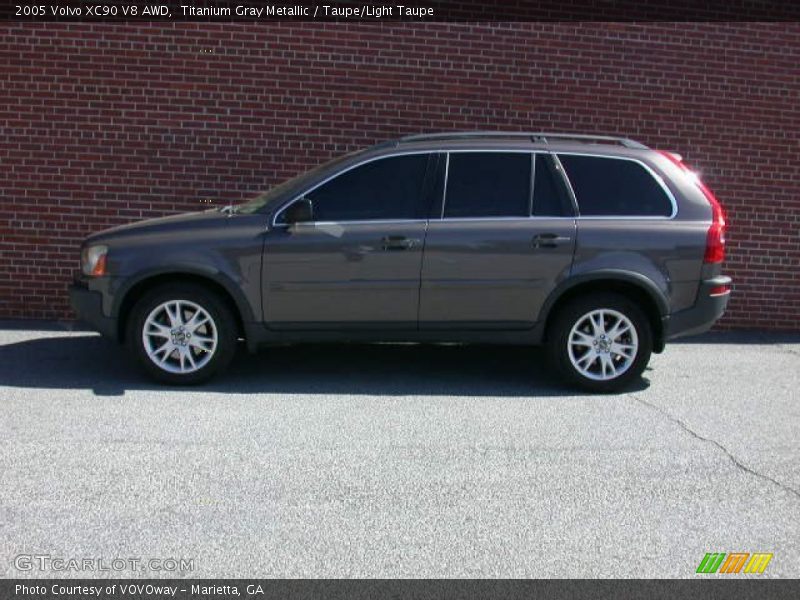 Titanium Gray Metallic / Taupe/Light Taupe 2005 Volvo XC90 V8 AWD