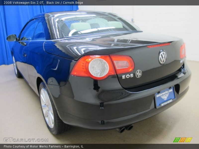 Black Uni / Cornsilk Beige 2008 Volkswagen Eos 2.0T