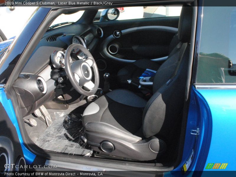 Laser Blue Metallic / Black/Grey 2009 Mini Cooper S Clubman