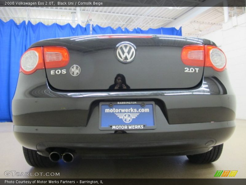 Black Uni / Cornsilk Beige 2008 Volkswagen Eos 2.0T