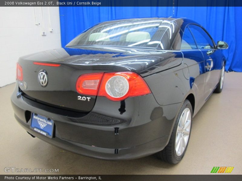 Black Uni / Cornsilk Beige 2008 Volkswagen Eos 2.0T