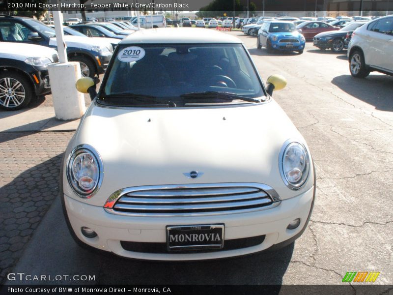 Pepper White / Grey/Carbon Black 2010 Mini Cooper Hardtop