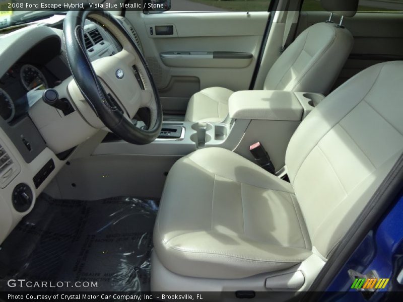 Vista Blue Metallic / Stone 2008 Ford Escape Hybrid