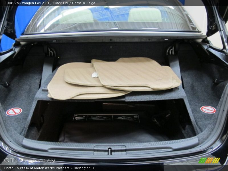 Black Uni / Cornsilk Beige 2008 Volkswagen Eos 2.0T