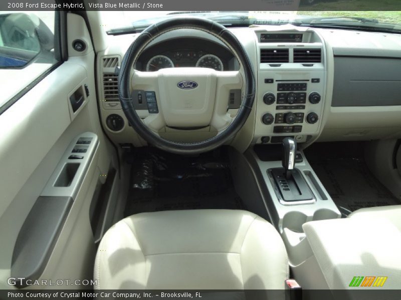 Vista Blue Metallic / Stone 2008 Ford Escape Hybrid