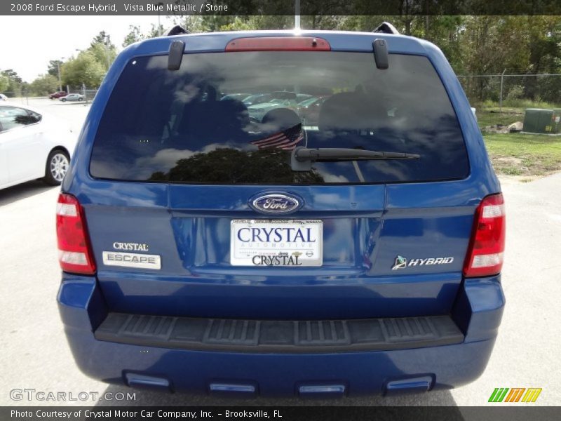 Vista Blue Metallic / Stone 2008 Ford Escape Hybrid