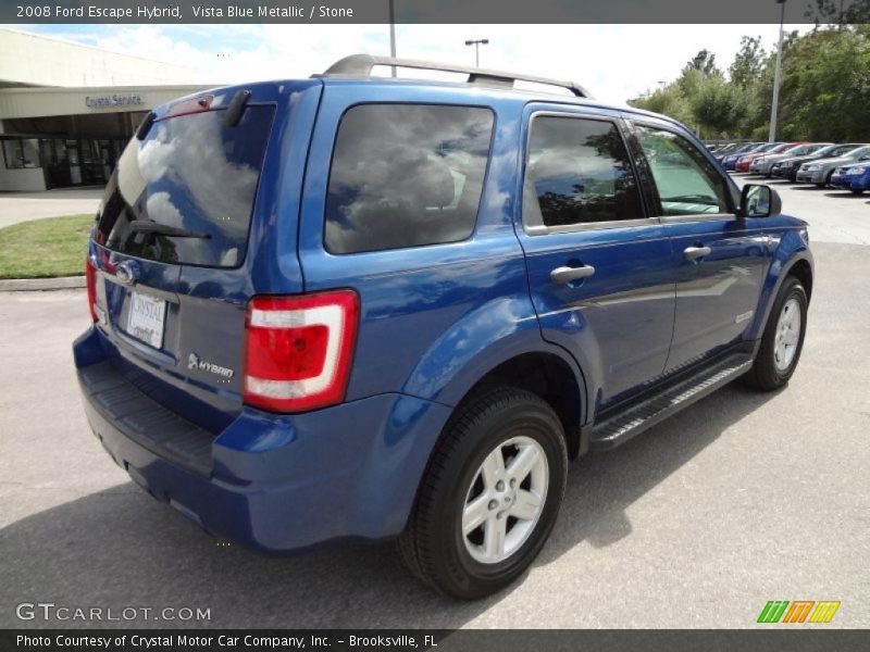 Vista Blue Metallic / Stone 2008 Ford Escape Hybrid