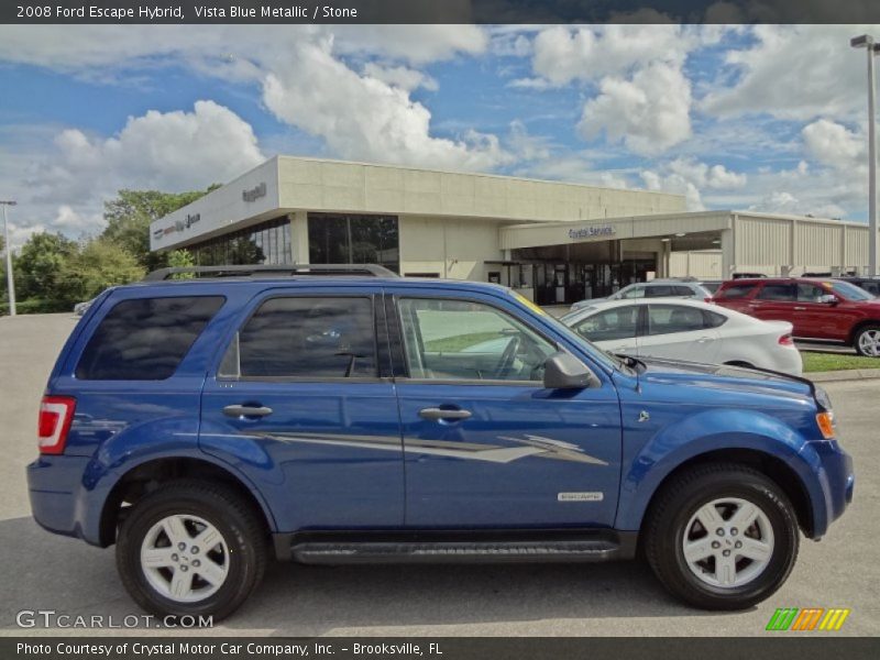 Vista Blue Metallic / Stone 2008 Ford Escape Hybrid