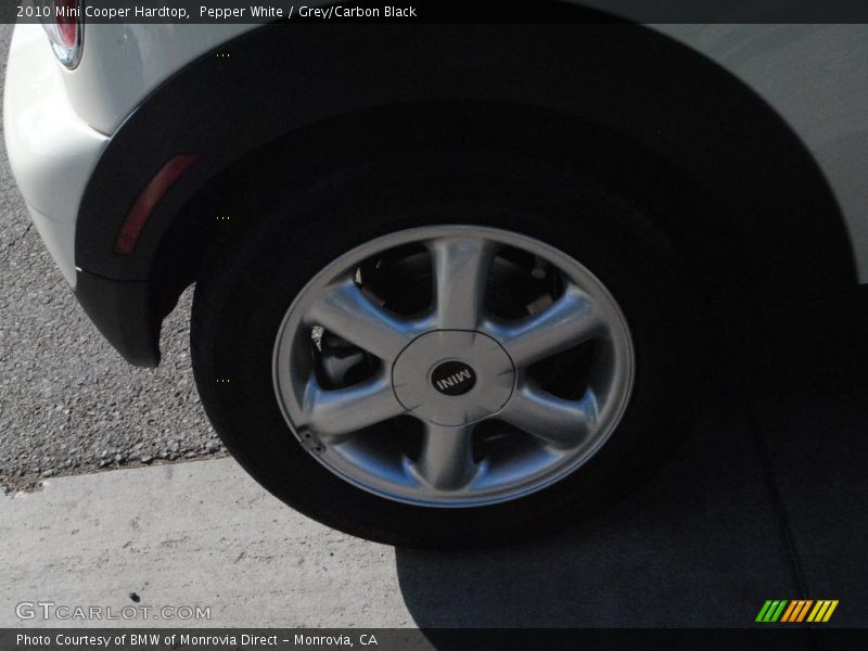Pepper White / Grey/Carbon Black 2010 Mini Cooper Hardtop