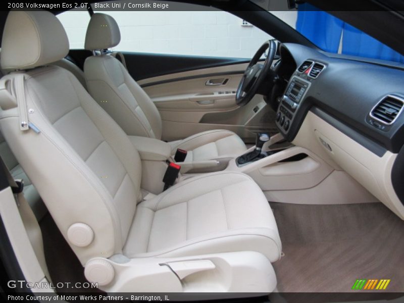 Black Uni / Cornsilk Beige 2008 Volkswagen Eos 2.0T