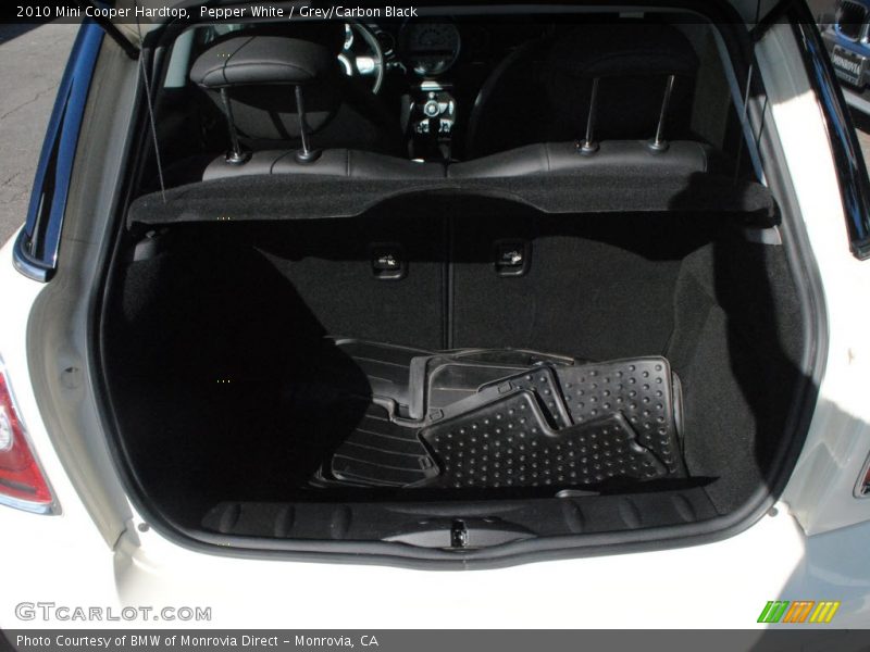 Pepper White / Grey/Carbon Black 2010 Mini Cooper Hardtop