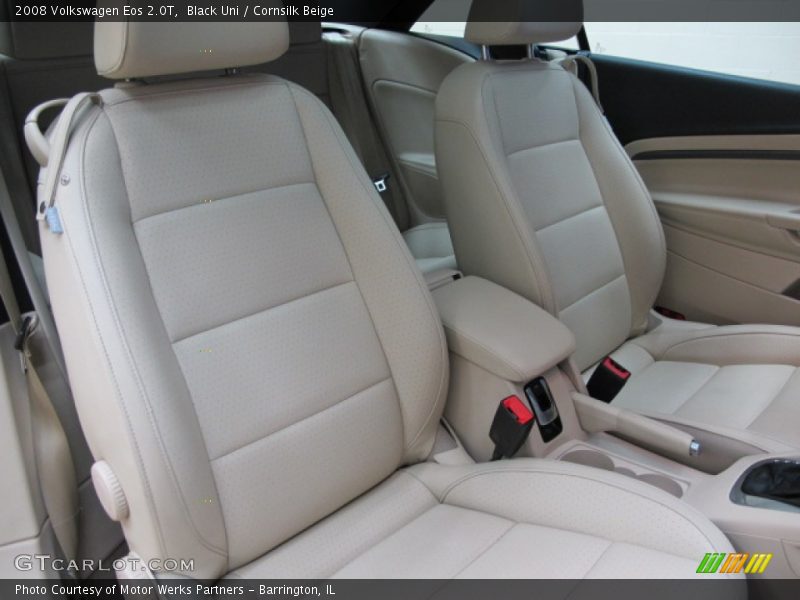 Black Uni / Cornsilk Beige 2008 Volkswagen Eos 2.0T
