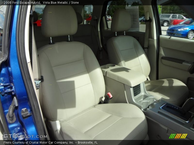 Vista Blue Metallic / Stone 2008 Ford Escape Hybrid