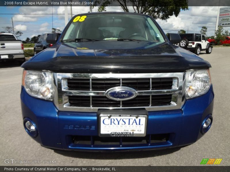 Vista Blue Metallic / Stone 2008 Ford Escape Hybrid