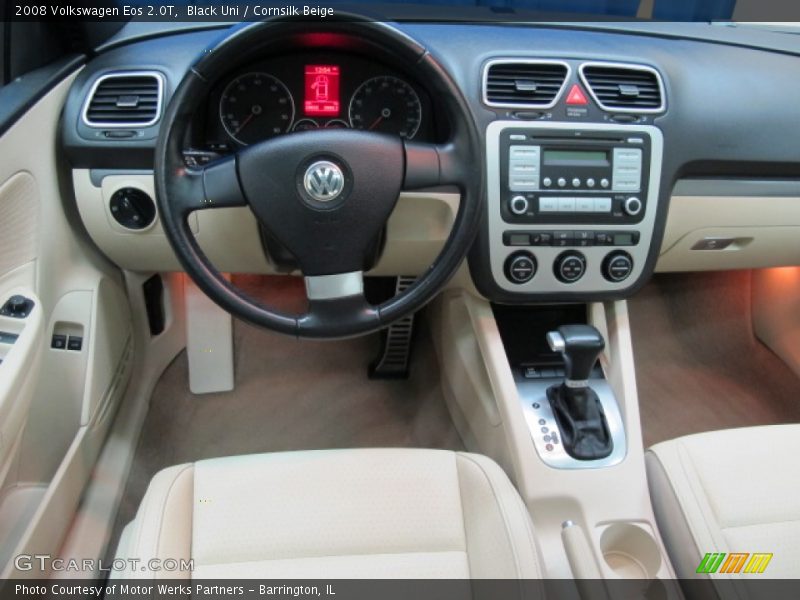 Black Uni / Cornsilk Beige 2008 Volkswagen Eos 2.0T