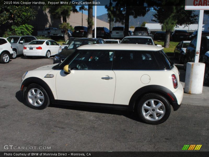 Pepper White / Grey/Carbon Black 2010 Mini Cooper Hardtop