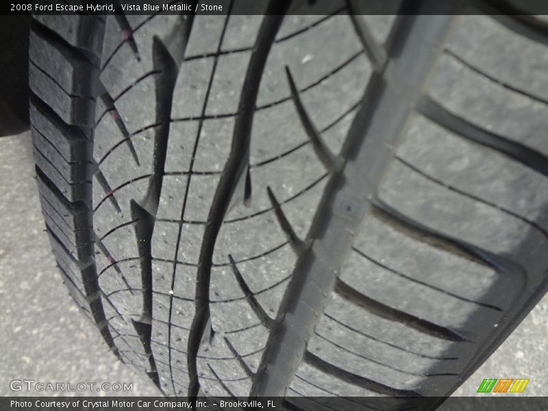 Vista Blue Metallic / Stone 2008 Ford Escape Hybrid