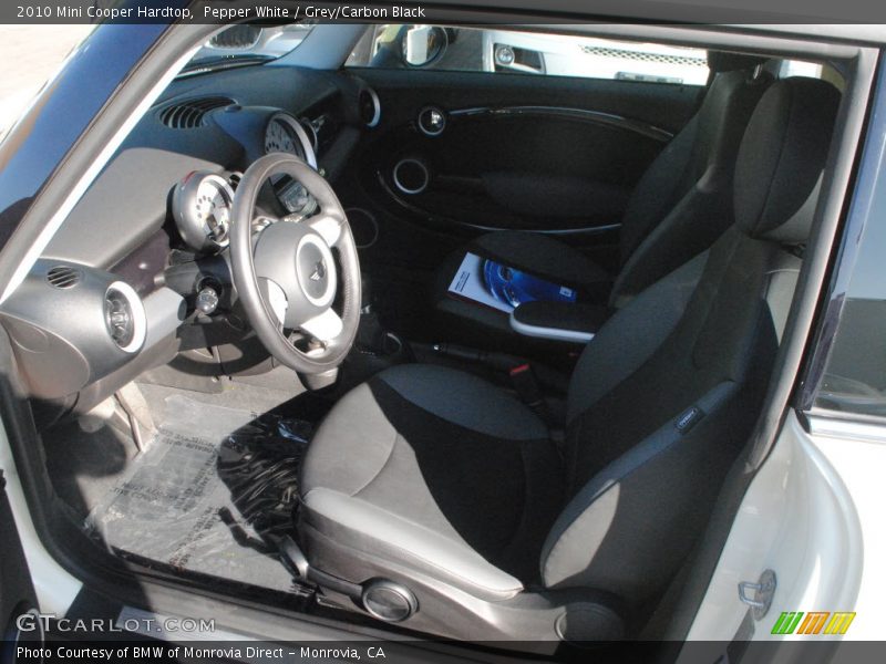 Pepper White / Grey/Carbon Black 2010 Mini Cooper Hardtop