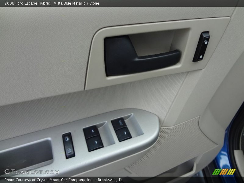 Vista Blue Metallic / Stone 2008 Ford Escape Hybrid