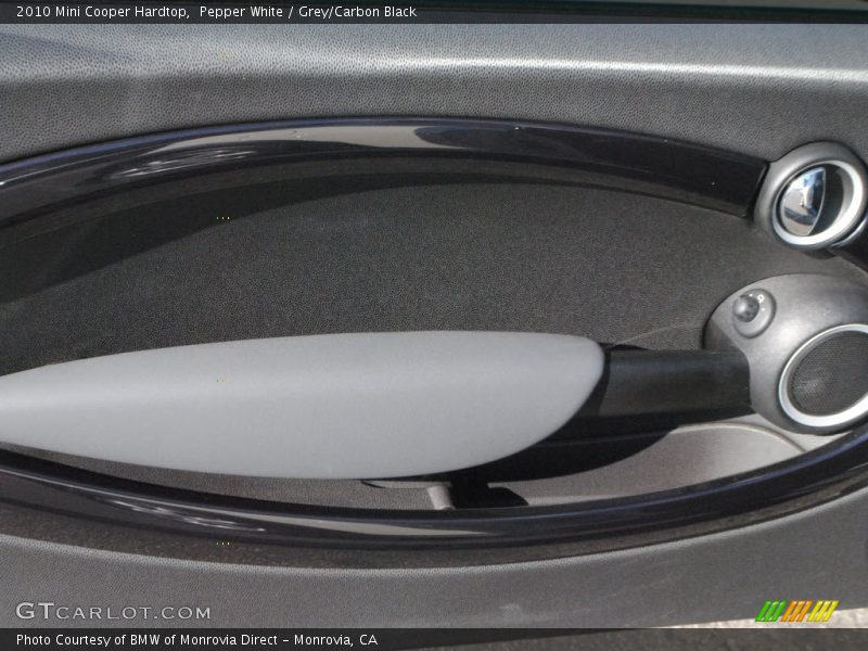 Pepper White / Grey/Carbon Black 2010 Mini Cooper Hardtop