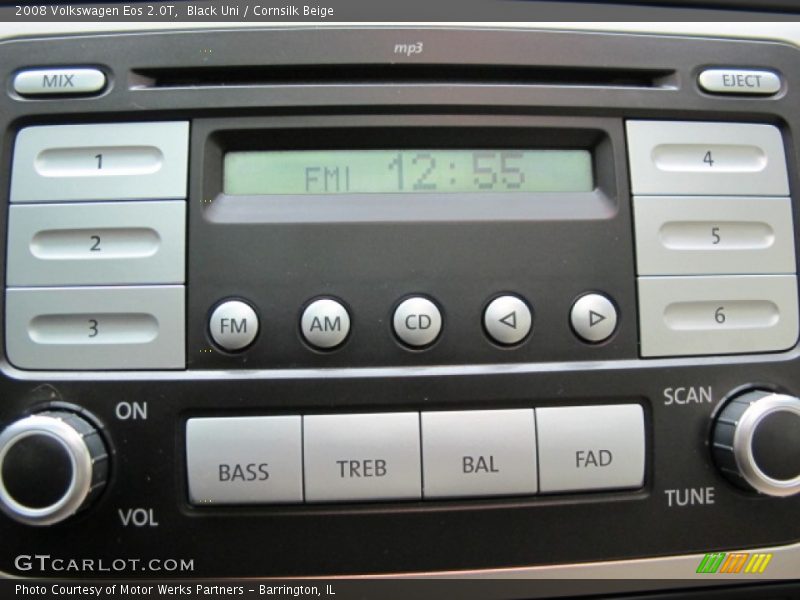 Black Uni / Cornsilk Beige 2008 Volkswagen Eos 2.0T