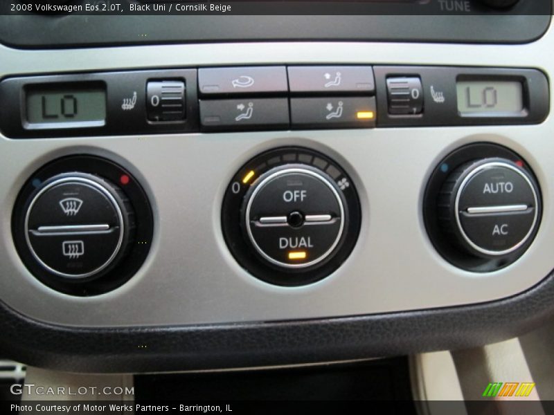 Black Uni / Cornsilk Beige 2008 Volkswagen Eos 2.0T