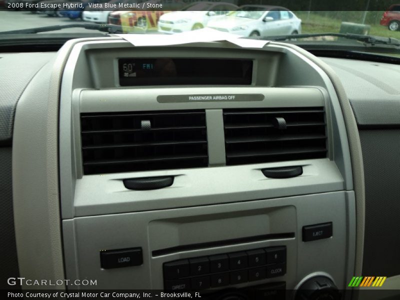 Vista Blue Metallic / Stone 2008 Ford Escape Hybrid