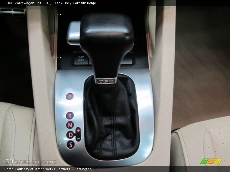 Black Uni / Cornsilk Beige 2008 Volkswagen Eos 2.0T