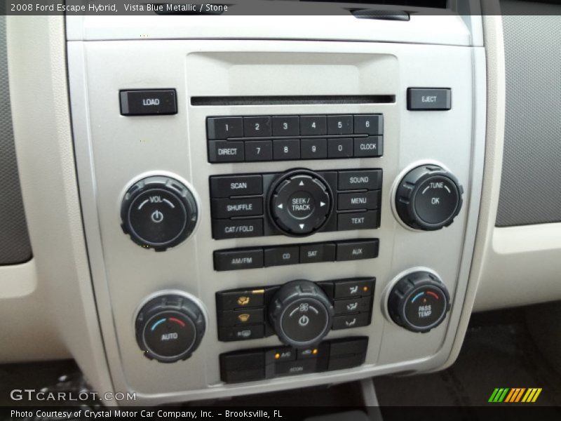 Vista Blue Metallic / Stone 2008 Ford Escape Hybrid