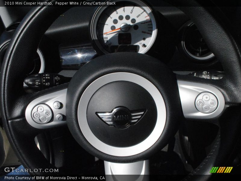 Pepper White / Grey/Carbon Black 2010 Mini Cooper Hardtop