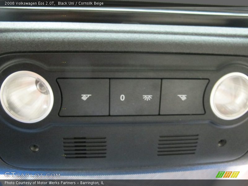 Black Uni / Cornsilk Beige 2008 Volkswagen Eos 2.0T