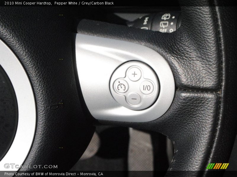 Pepper White / Grey/Carbon Black 2010 Mini Cooper Hardtop