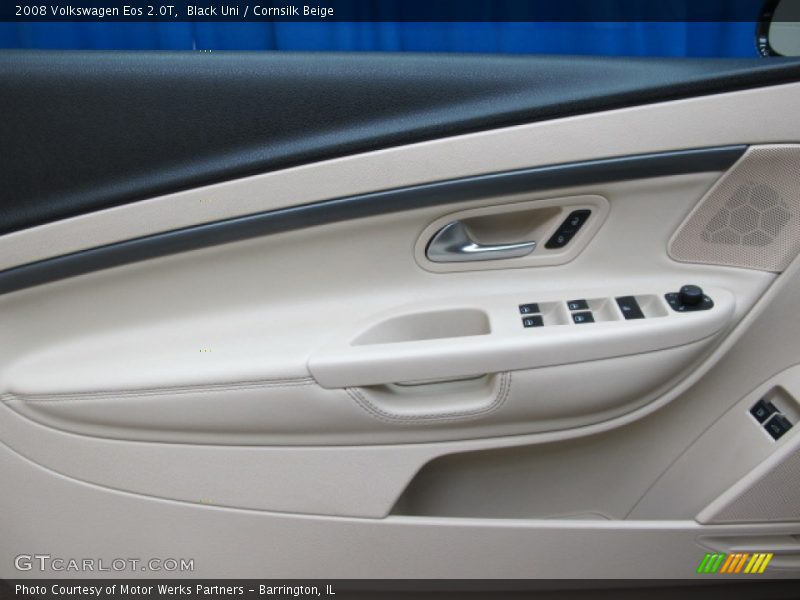 Black Uni / Cornsilk Beige 2008 Volkswagen Eos 2.0T