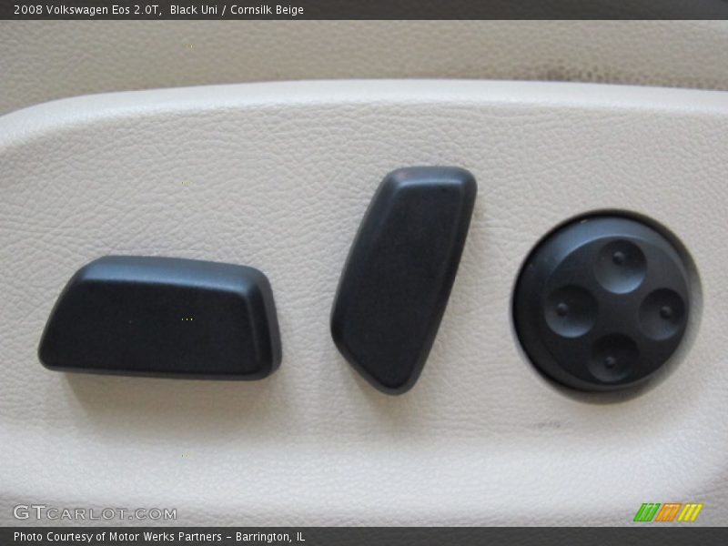 Black Uni / Cornsilk Beige 2008 Volkswagen Eos 2.0T